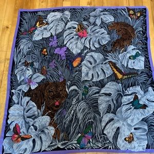 100% silk scarf signed Ascot